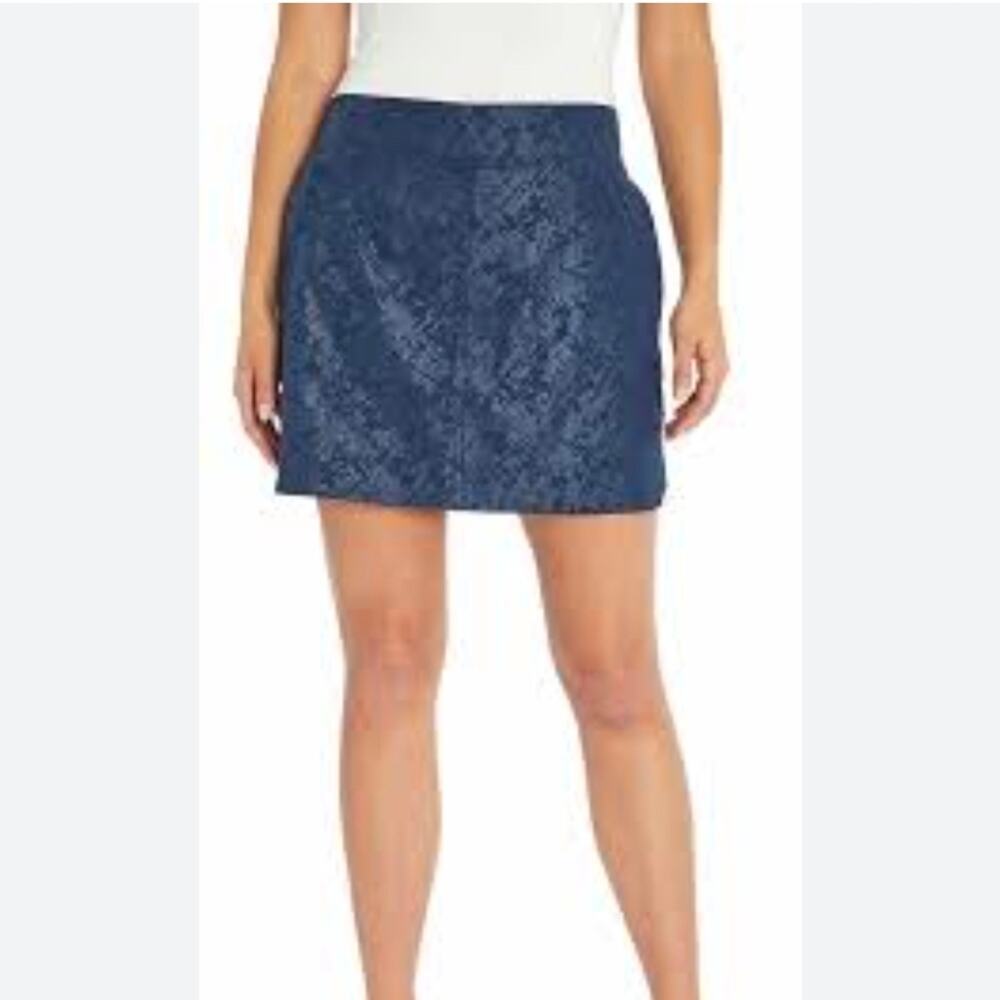 Orvis blue shattered glass design athletic skorts size small